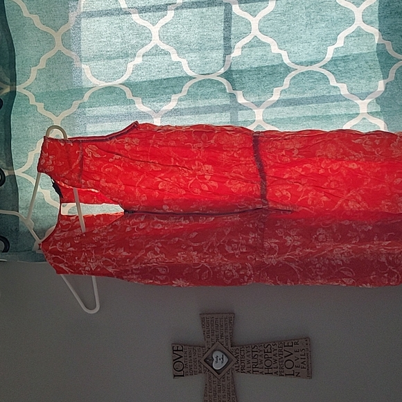 EUC ATTENTION Orange romper - Picture 7 of 7